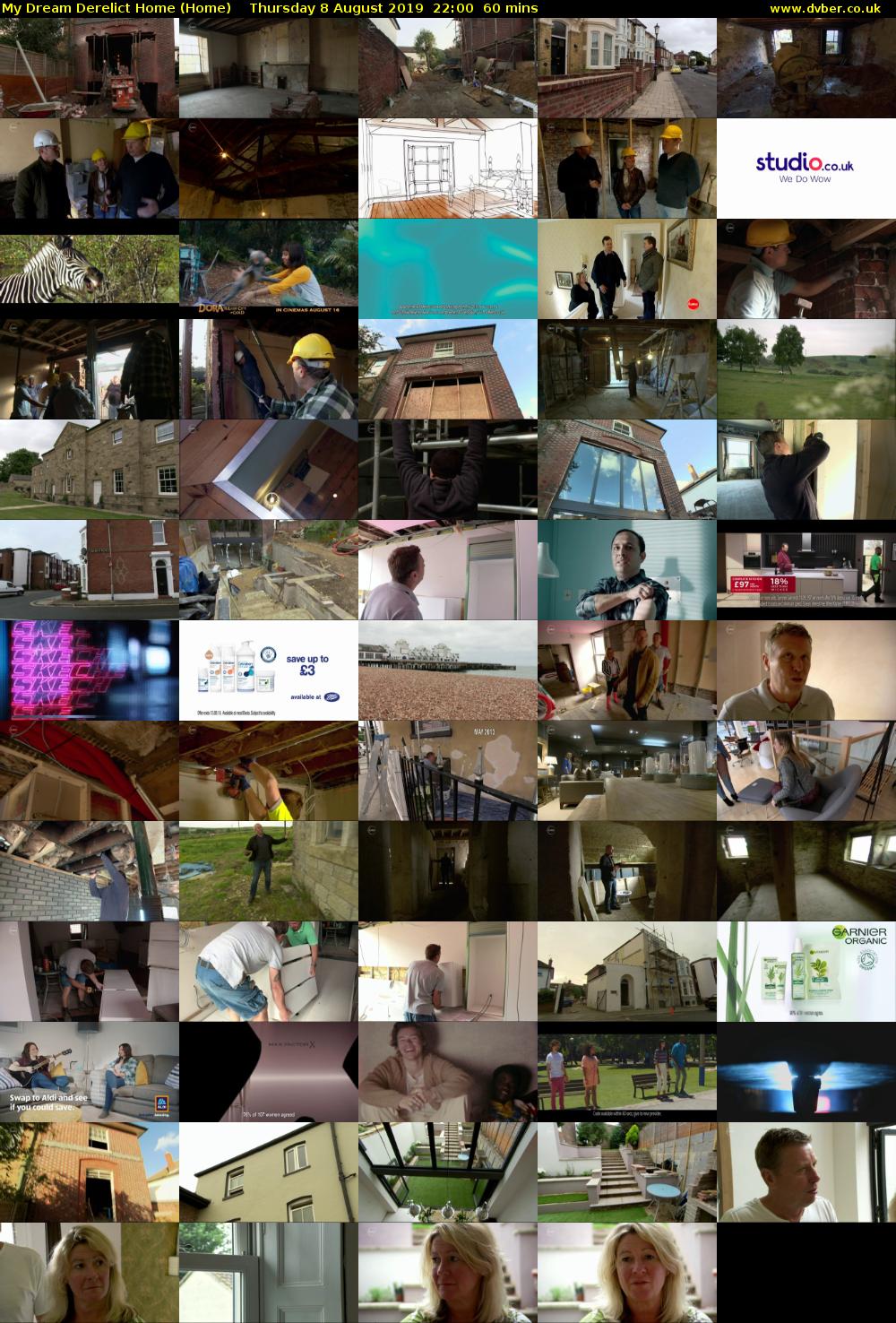 My Dream Derelict Home (Home) Thursday 8 August 2019 22:00 - 23:00