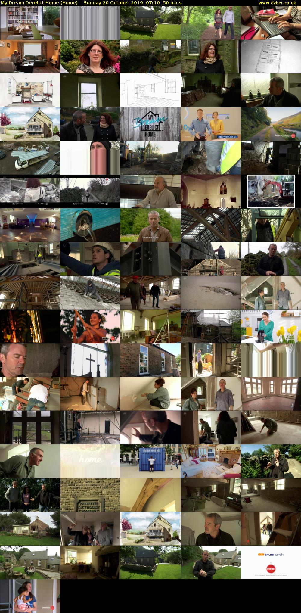 My Dream Derelict Home (Home) Sunday 20 October 2019 07:10 - 08:00