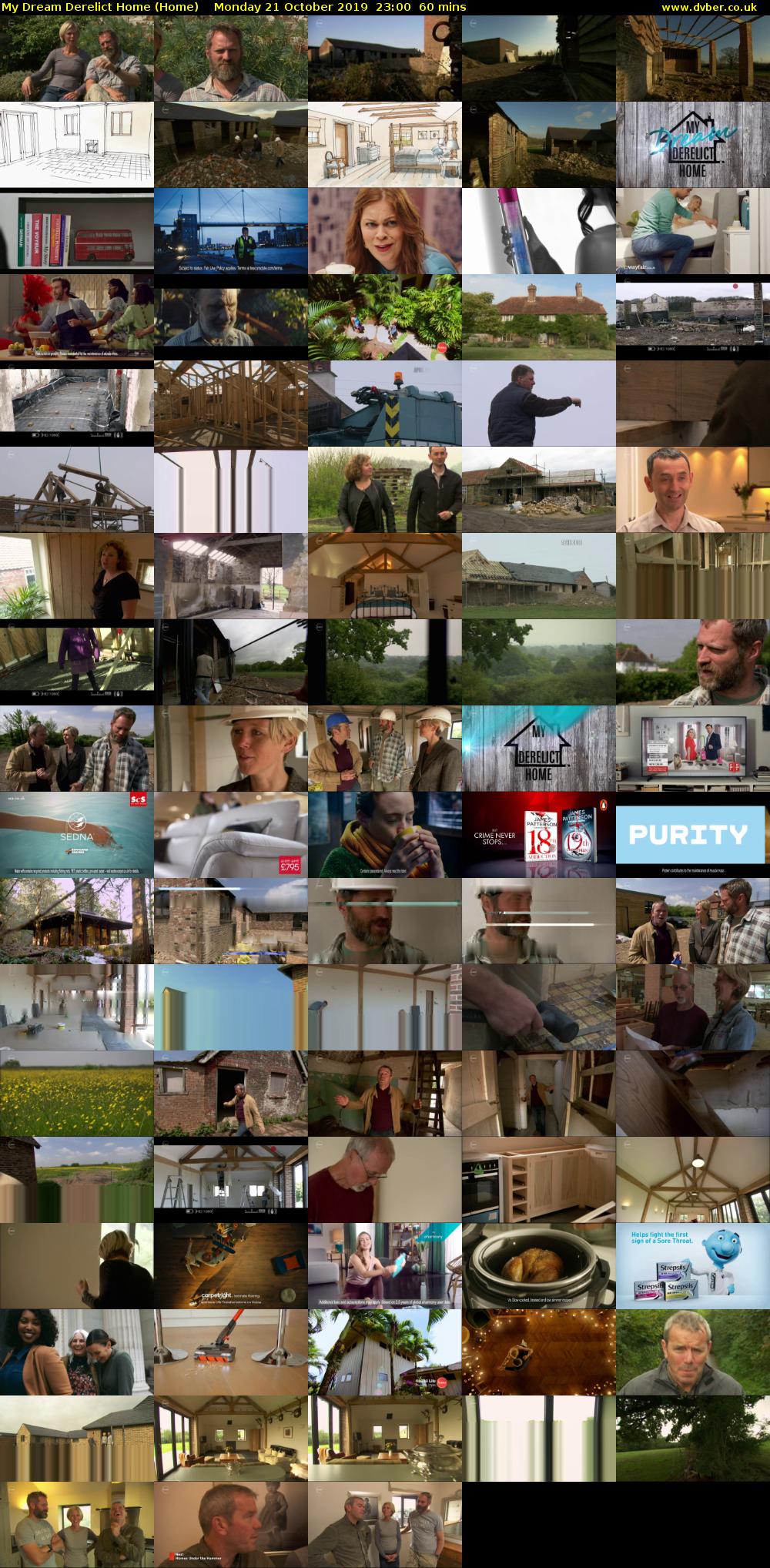 My Dream Derelict Home (Home) Monday 21 October 2019 23:00 - 00:00