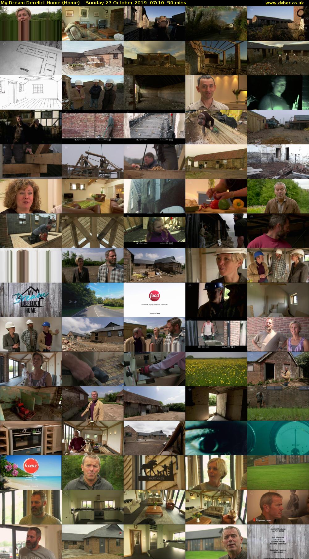 My Dream Derelict Home (Home) Sunday 27 October 2019 07:10 - 08:00