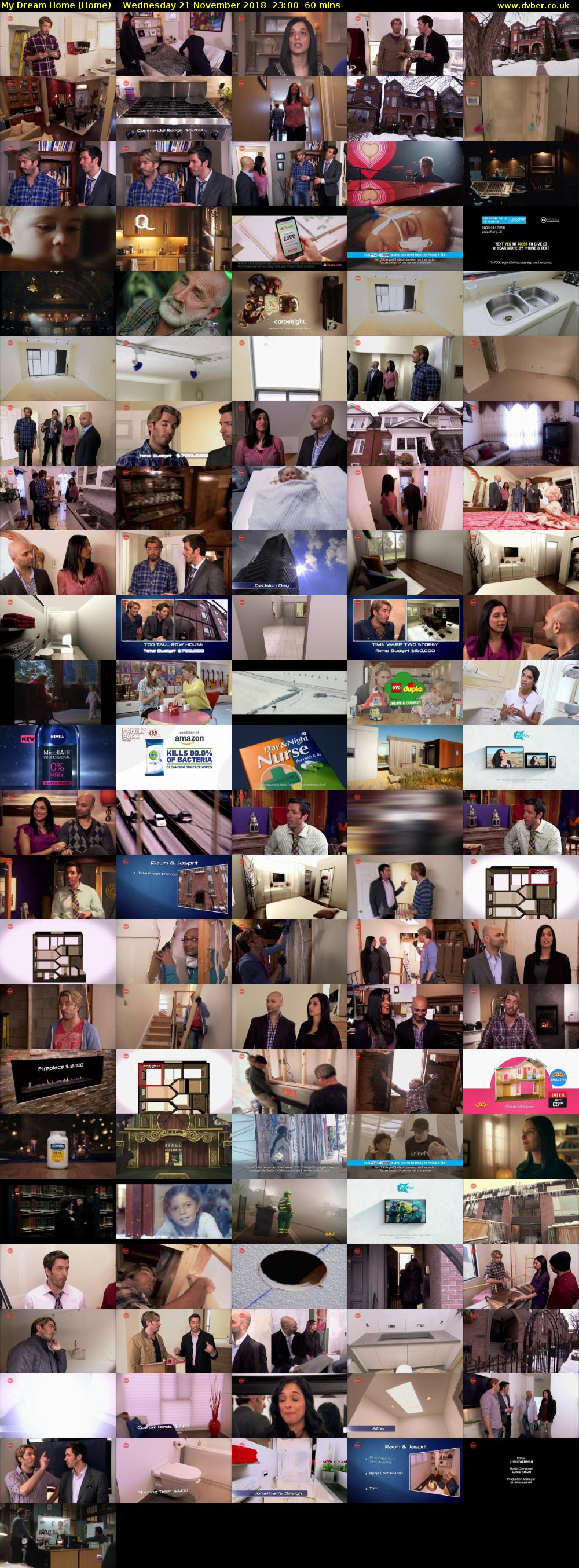 My Dream Home (Home) Wednesday 21 November 2018 23:00 - 00:00