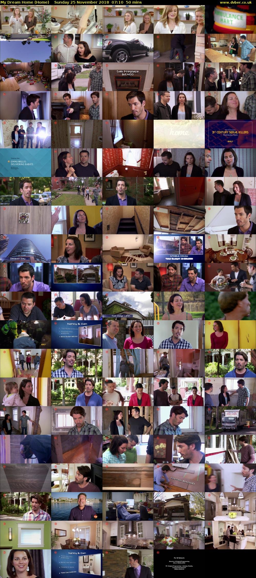 My Dream Home (Home) Sunday 25 November 2018 07:10 - 08:00