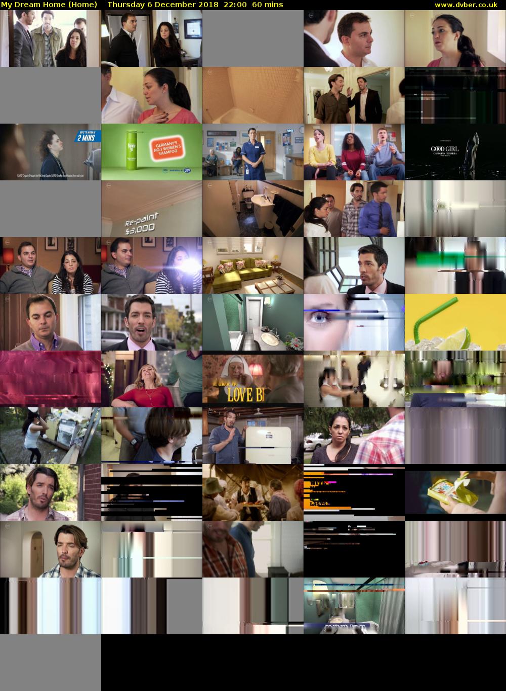 My Dream Home (Home) Thursday 6 December 2018 22:00 - 23:00