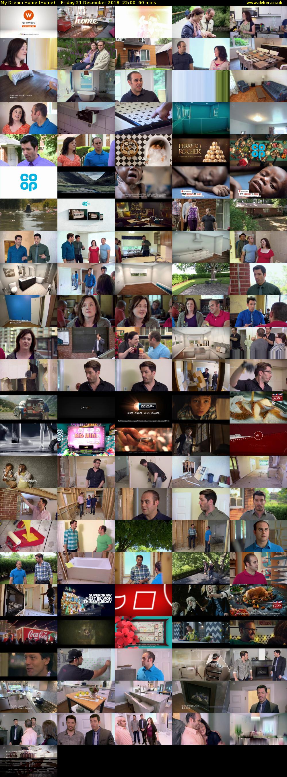 My Dream Home (Home) Friday 21 December 2018 22:00 - 23:00