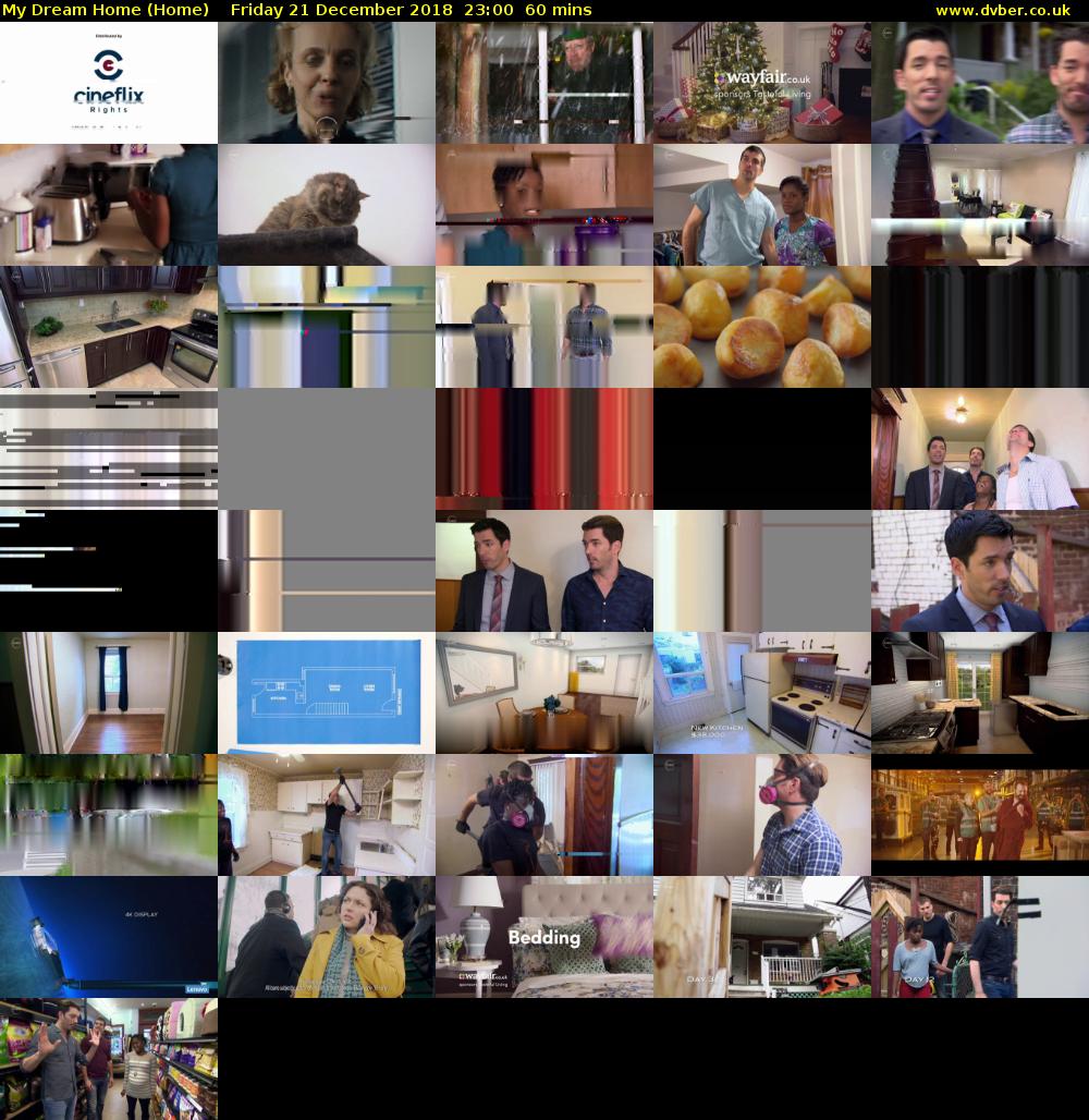 My Dream Home (Home) Friday 21 December 2018 23:00 - 00:00