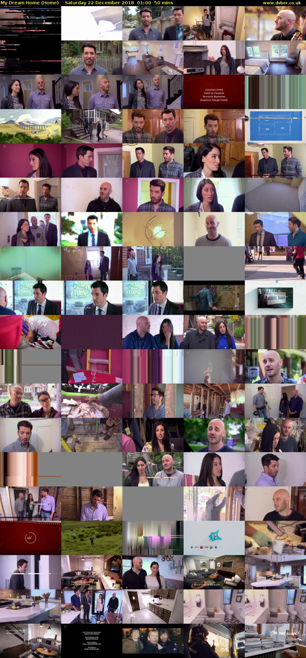 My Dream Home (Home) Saturday 22 December 2018 01:00 - 01:50