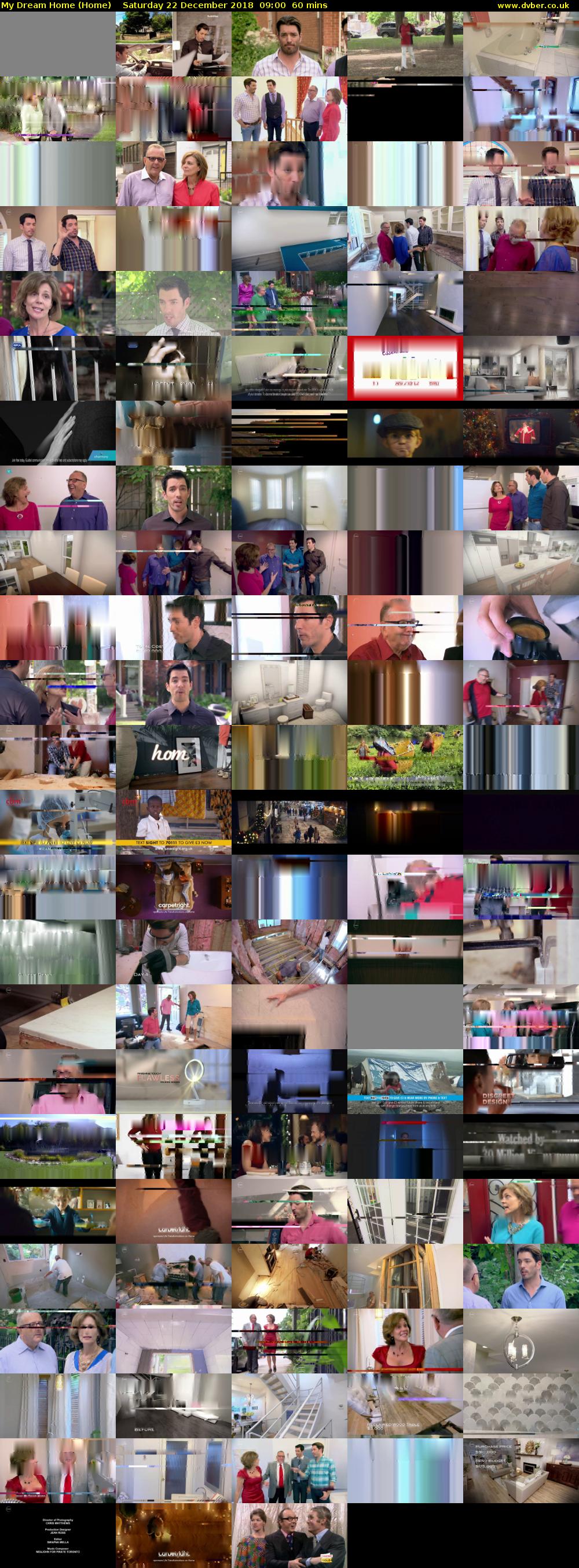 My Dream Home (Home) Saturday 22 December 2018 09:00 - 10:00