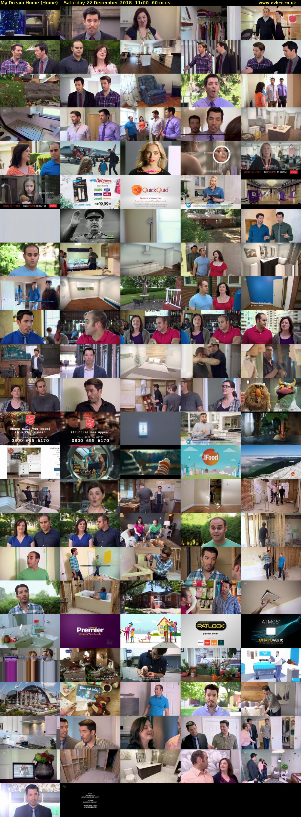 My Dream Home (Home) Saturday 22 December 2018 11:00 - 12:00