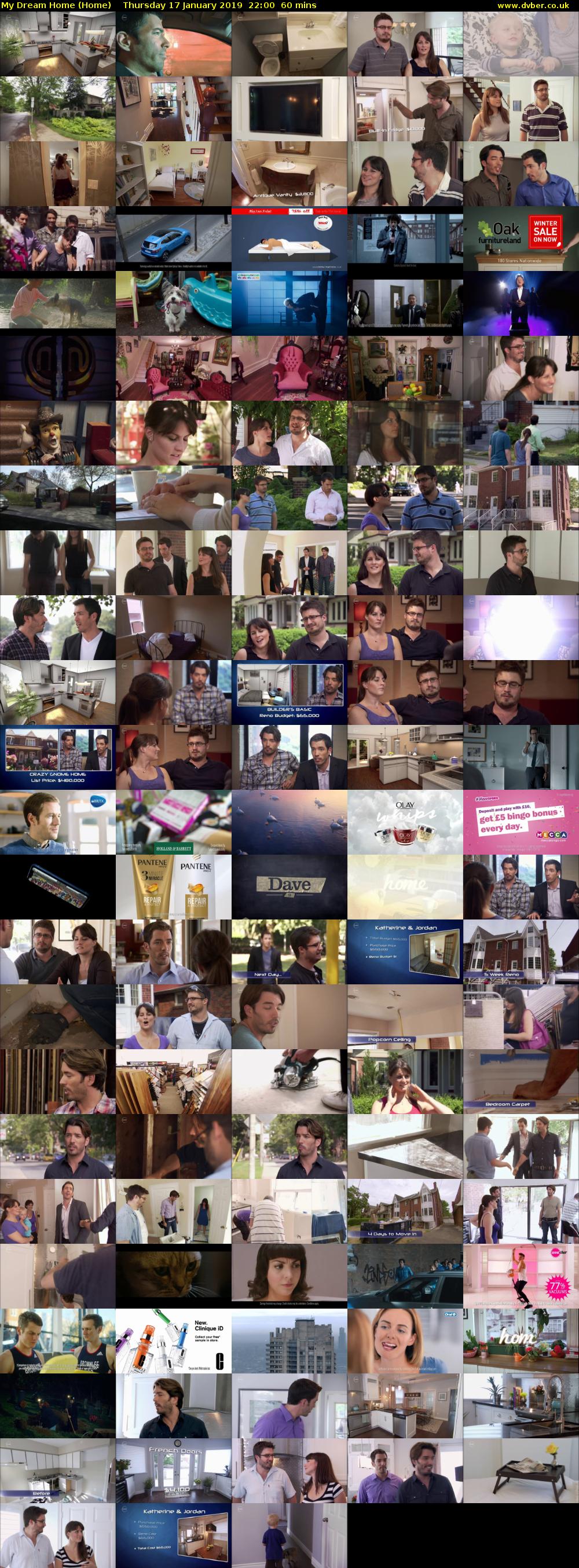 My Dream Home (Home) Thursday 17 January 2019 22:00 - 23:00