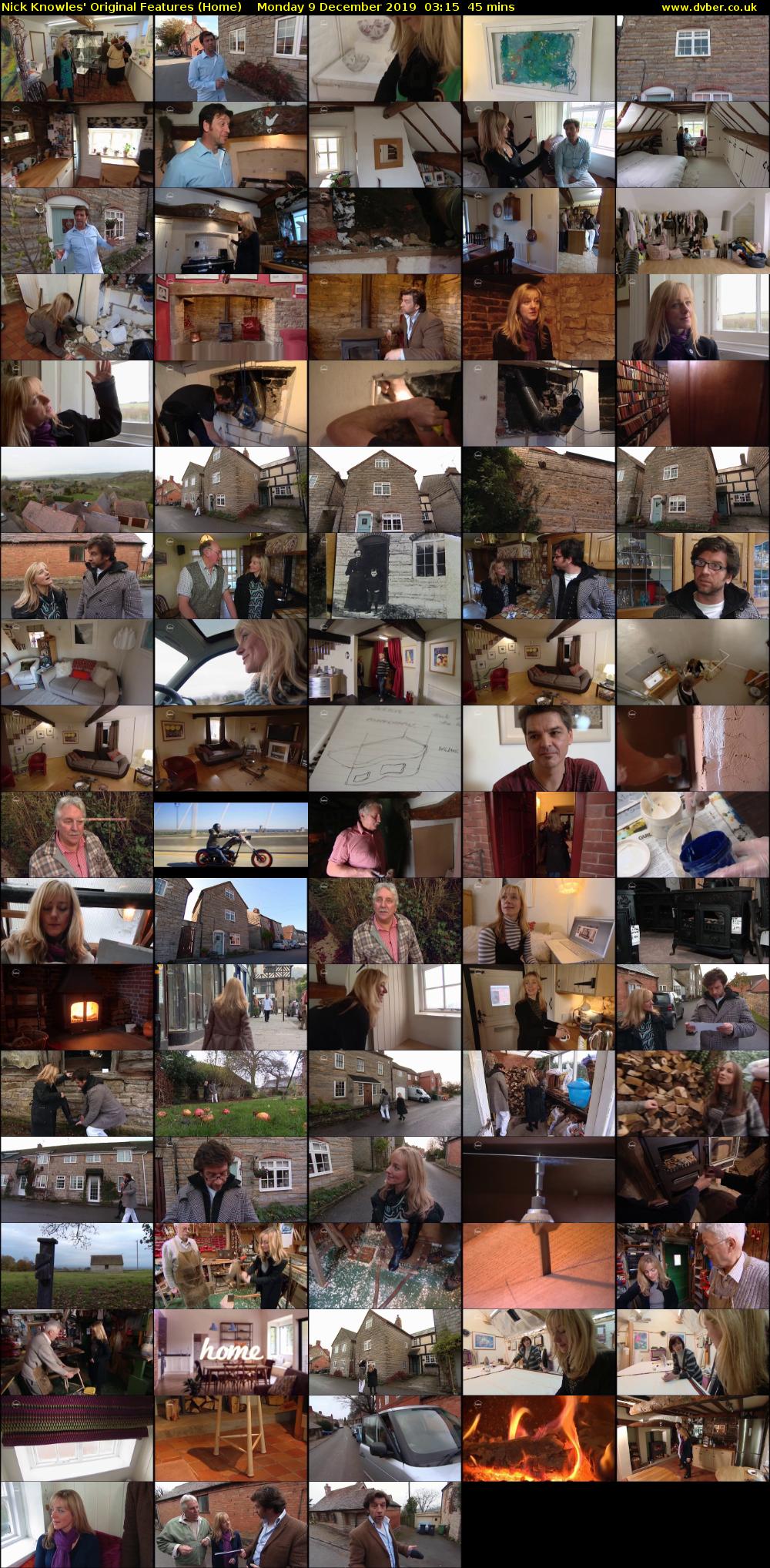 Nick Knowles' Original Features (Home) Monday 9 December 2019 03:15 - 04:00
