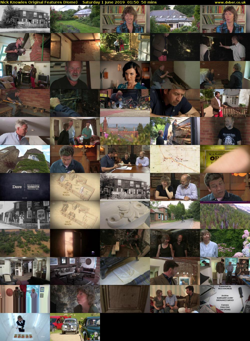 Nick Knowles Original Features (Home) Saturday 1 June 2019 01:50 - 02:40