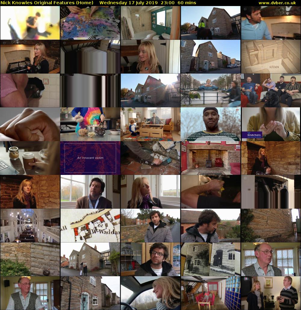 Nick Knowles Original Features (Home) Wednesday 17 July 2019 23:00 - 00:00