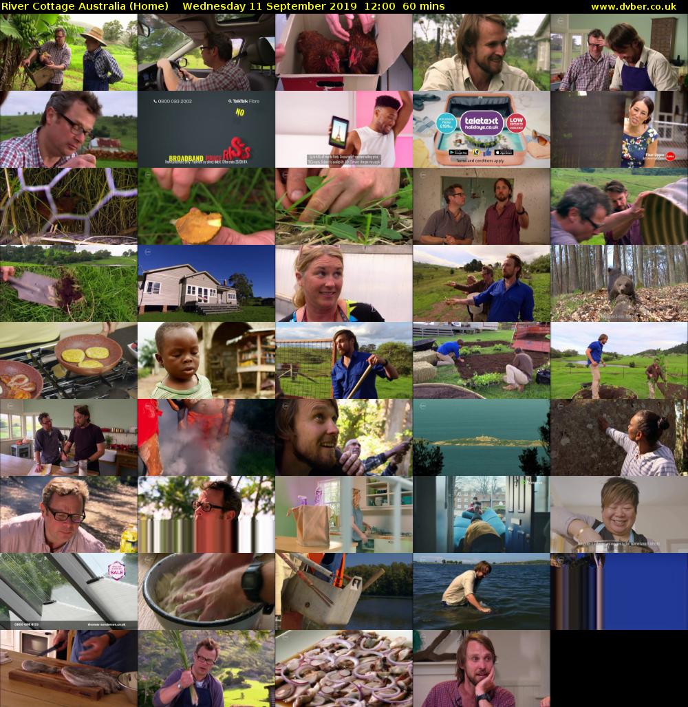 River Cottage Australia (Home) Wednesday 11 September 2019 12:00 - 13:00