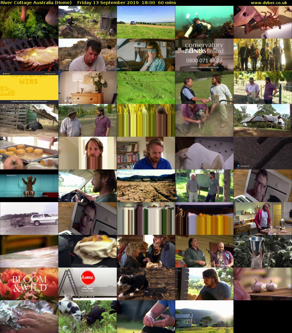 River Cottage Australia (Home) Friday 13 September 2019 18:00 - 19:00