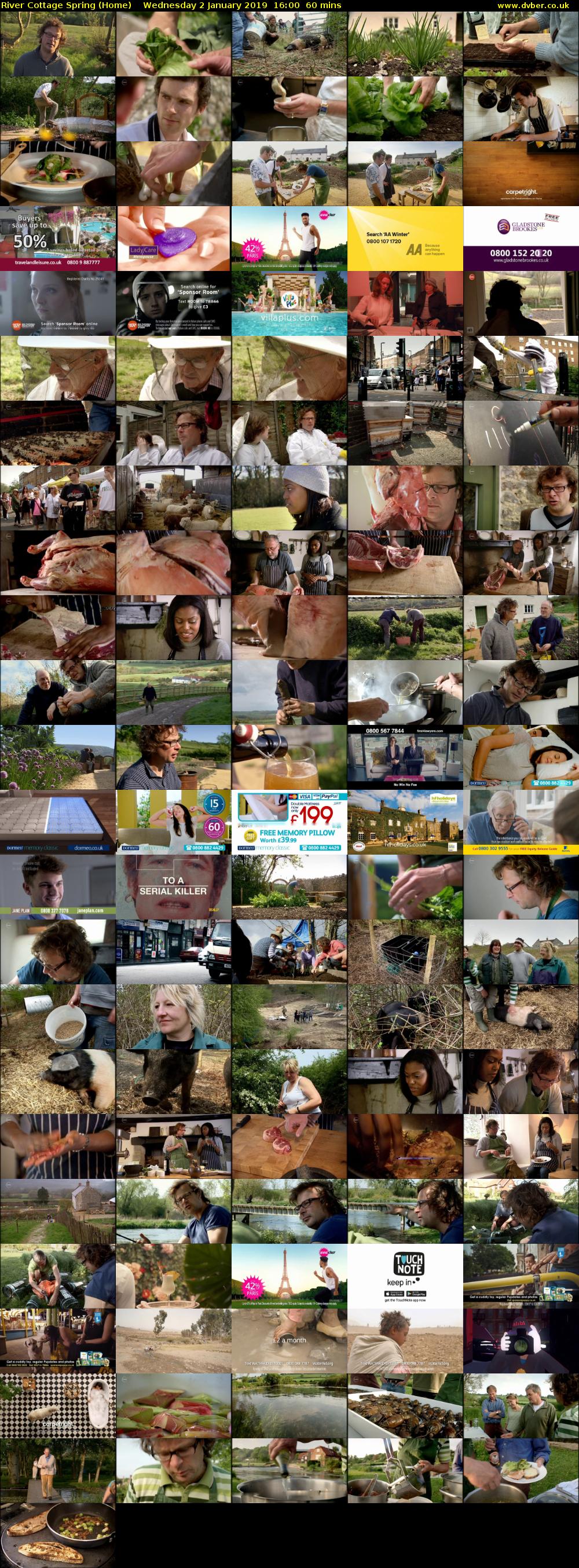 River Cottage Spring (Home) Wednesday 2 January 2019 16:00 - 17:00