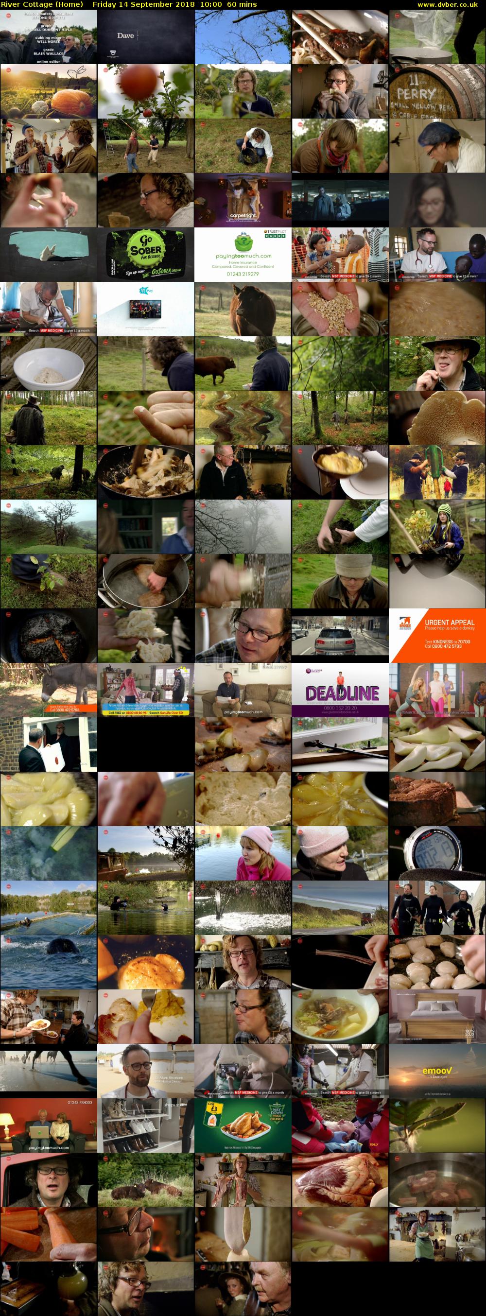 River Cottage (Home) Friday 14 September 2018 10:00 - 11:00