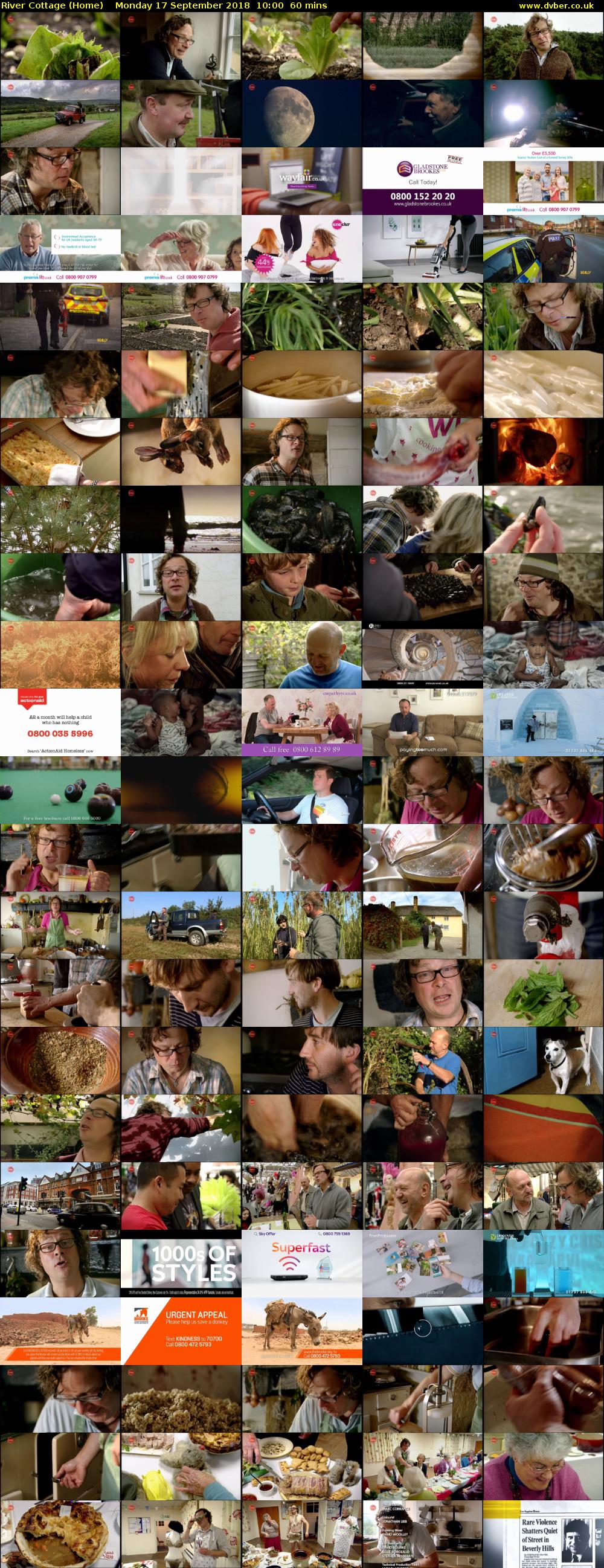 River Cottage (Home) Monday 17 September 2018 10:00 - 11:00