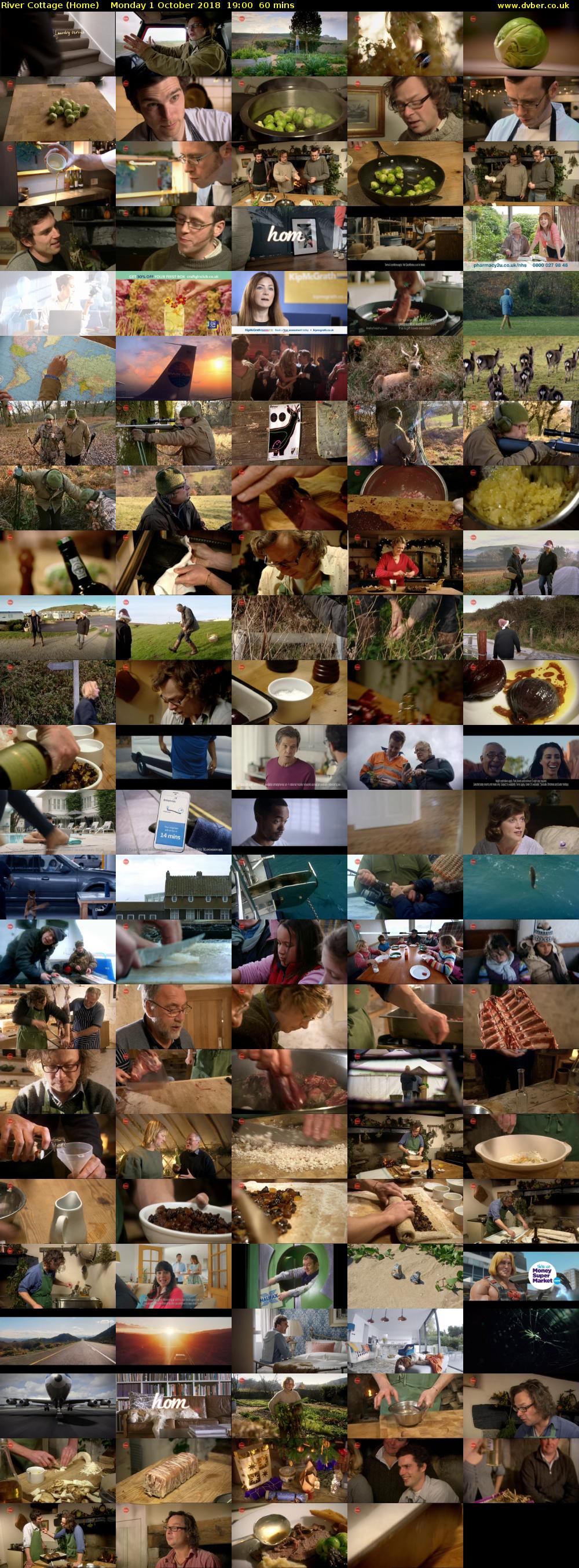 River Cottage (Home) Monday 1 October 2018 19:00 - 20:00