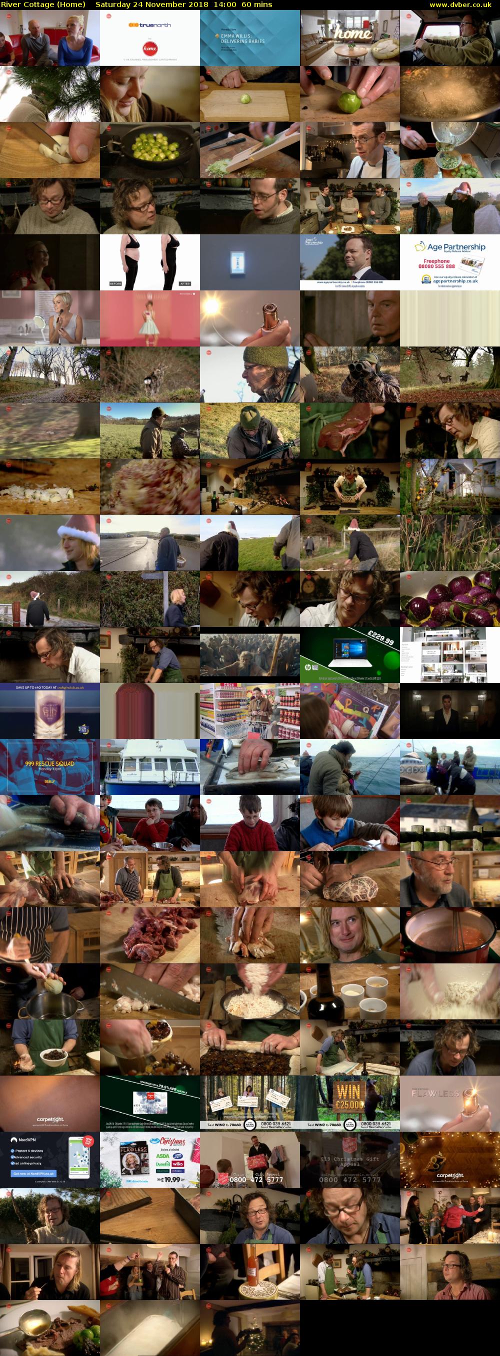 River Cottage (Home) Saturday 24 November 2018 14:00 - 15:00