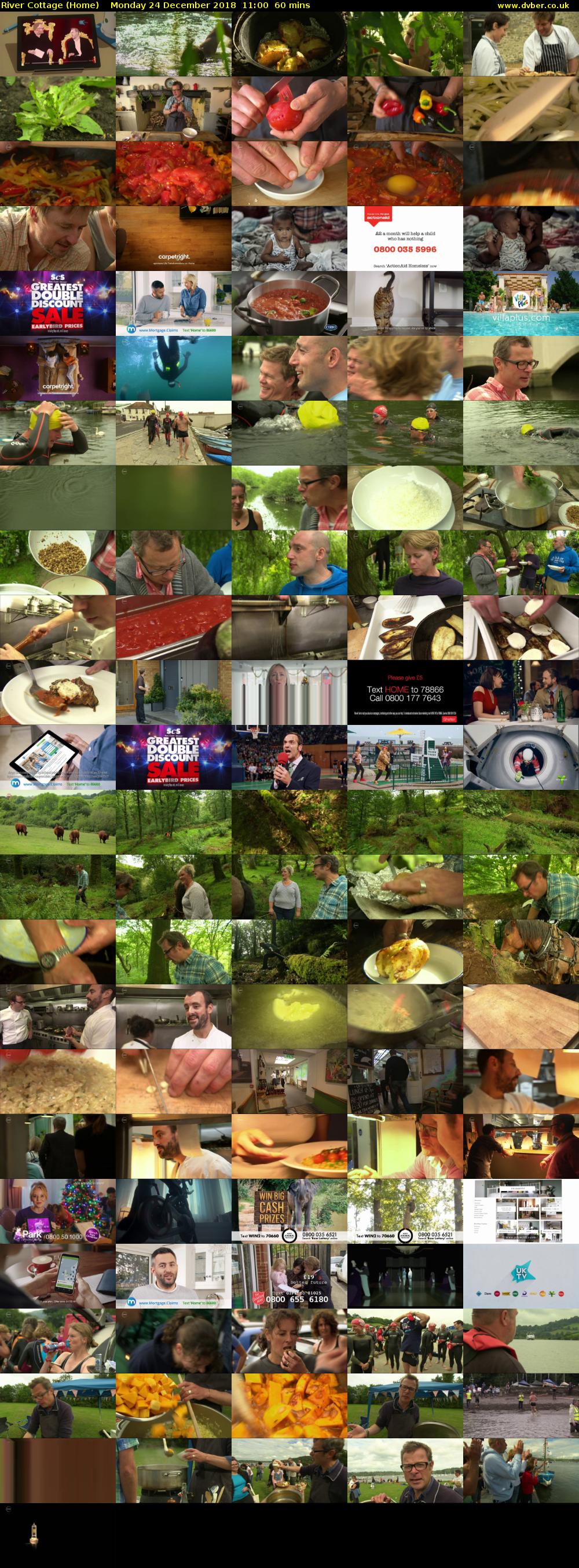 River Cottage (Home) Monday 24 December 2018 11:00 - 12:00