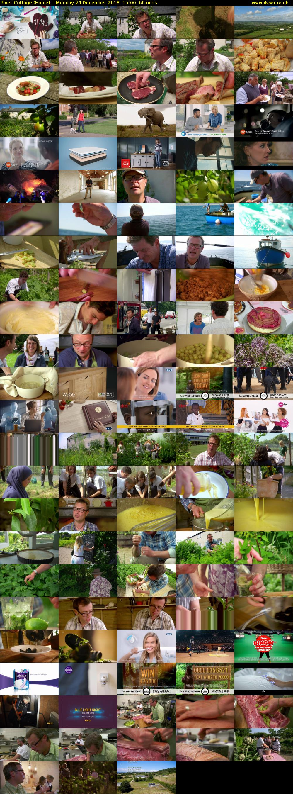 River Cottage (Home) Monday 24 December 2018 15:00 - 16:00