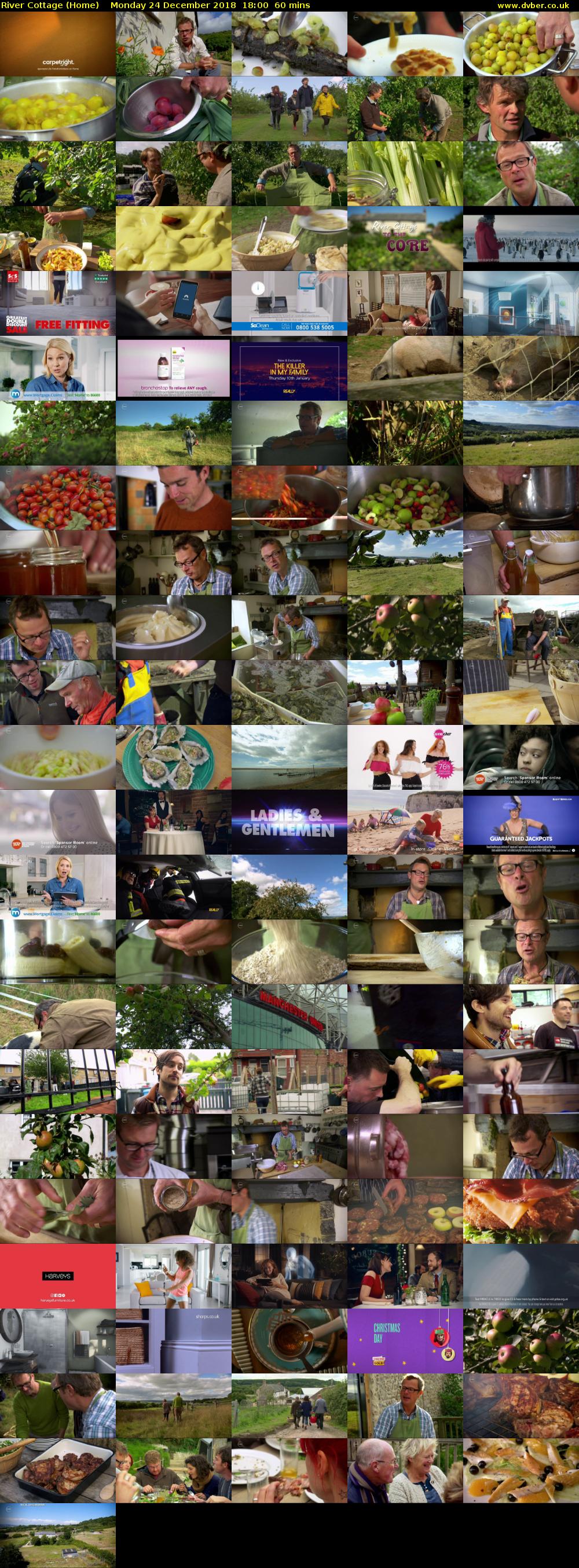 River Cottage (Home) Monday 24 December 2018 18:00 - 19:00