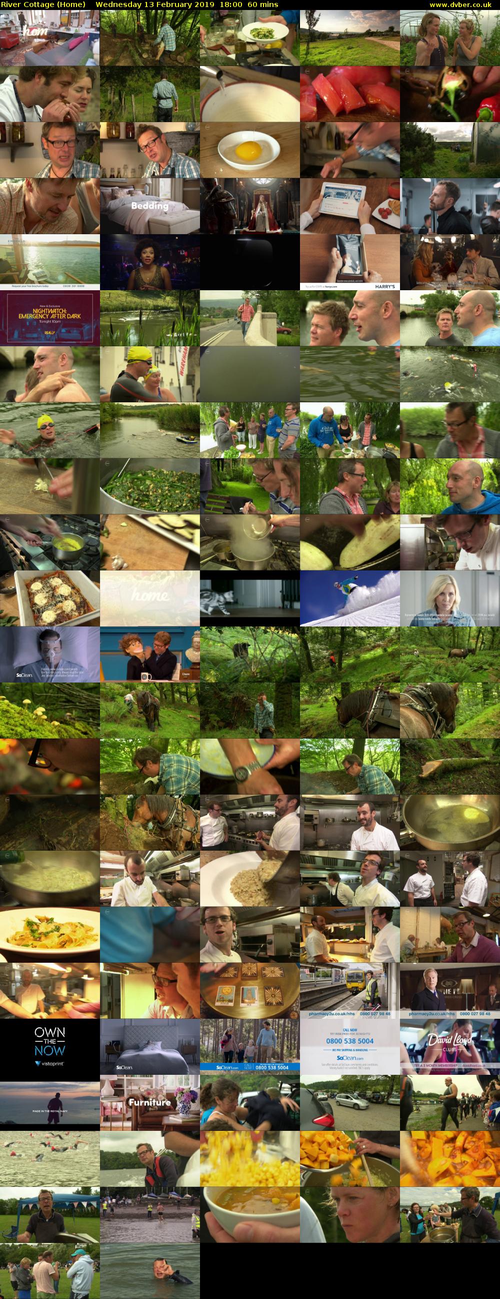 River Cottage (Home) Wednesday 13 February 2019 18:00 - 19:00