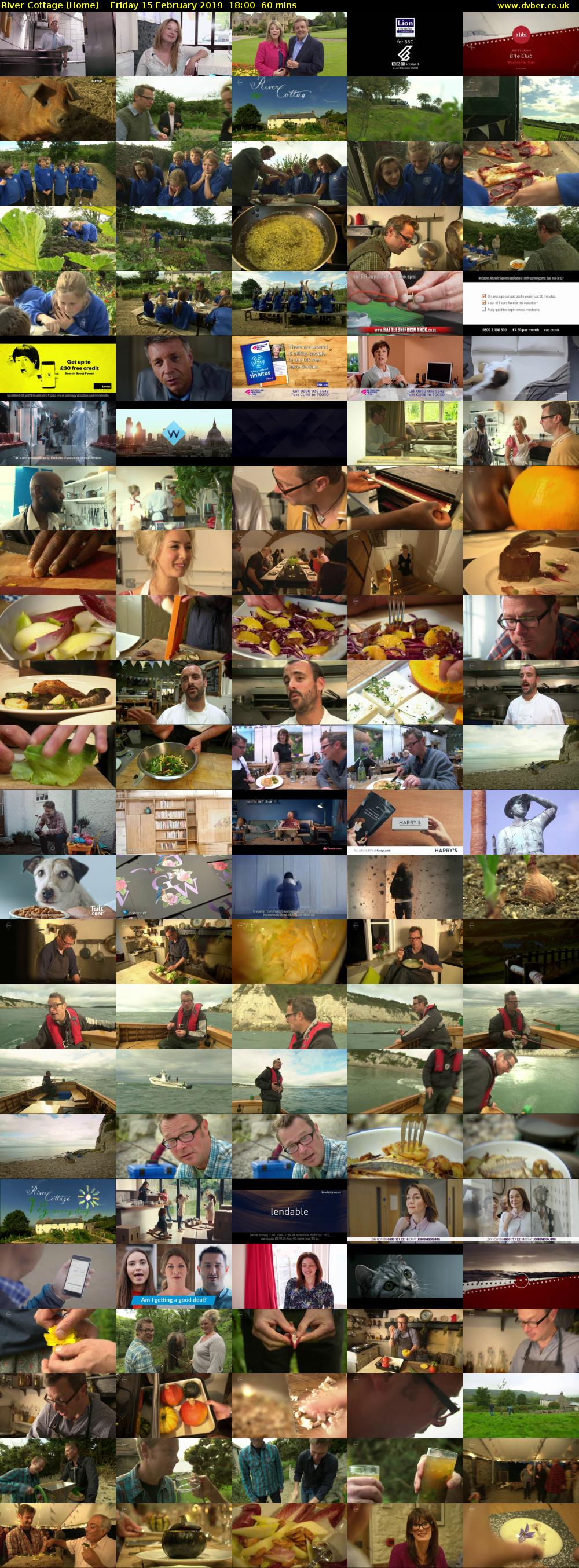 River Cottage (Home) Friday 15 February 2019 18:00 - 19:00