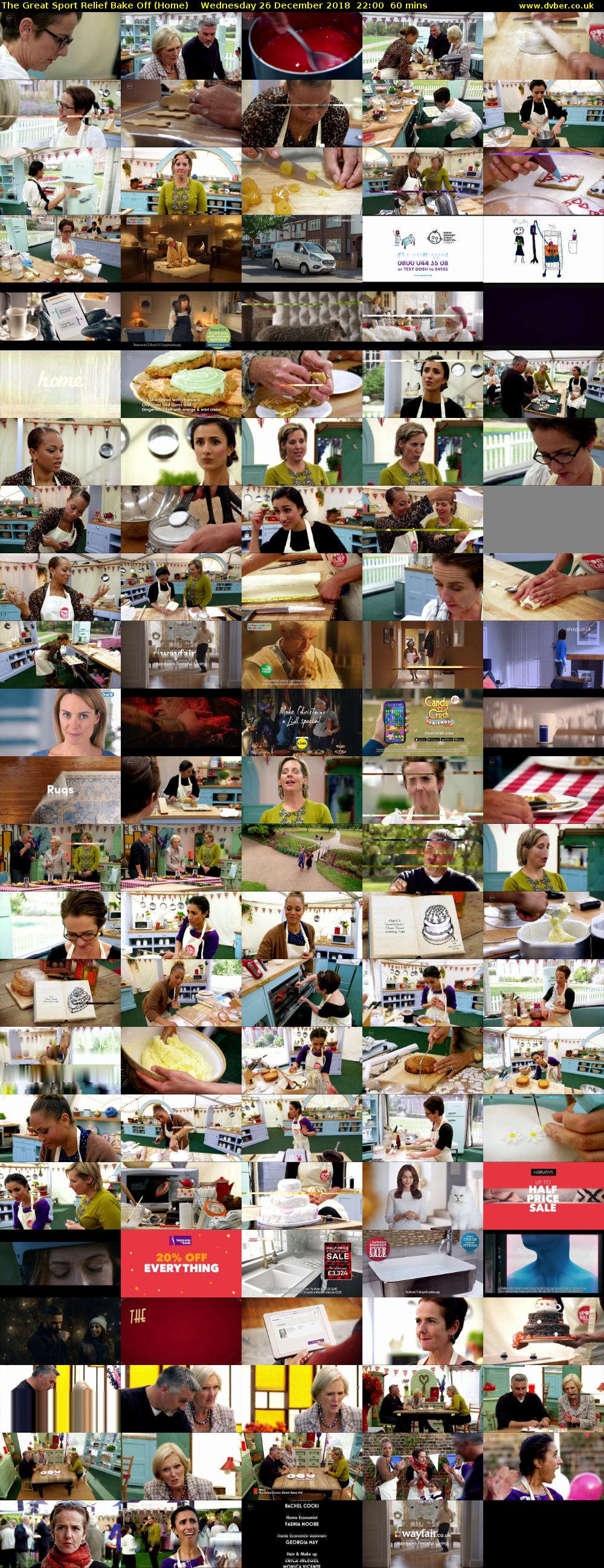 The Great Sport Relief Bake Off (Home) Wednesday 26 December 2018 22:00 - 23:00