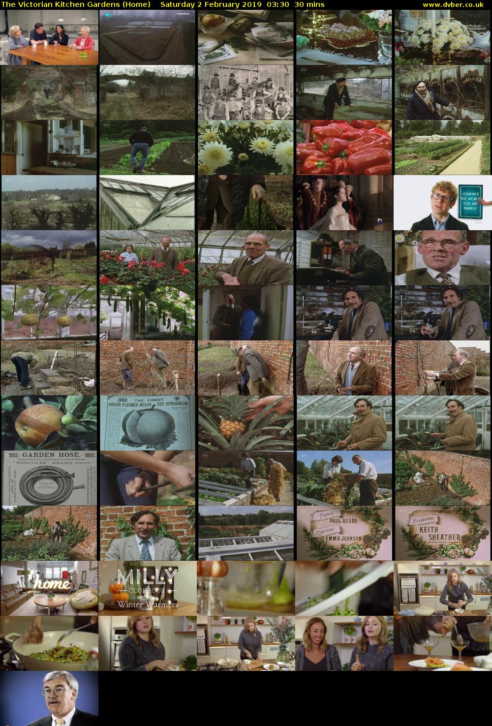 The Victorian Kitchen Gardens (Home) Saturday 2 February 2019 03:30 - 04:00