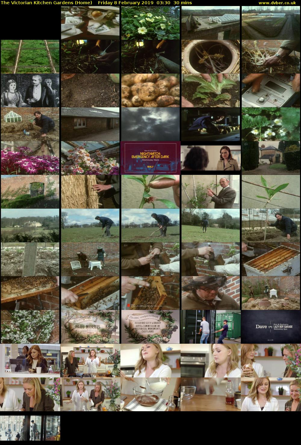 The Victorian Kitchen Gardens (Home) Friday 8 February 2019 03:30 - 04:00