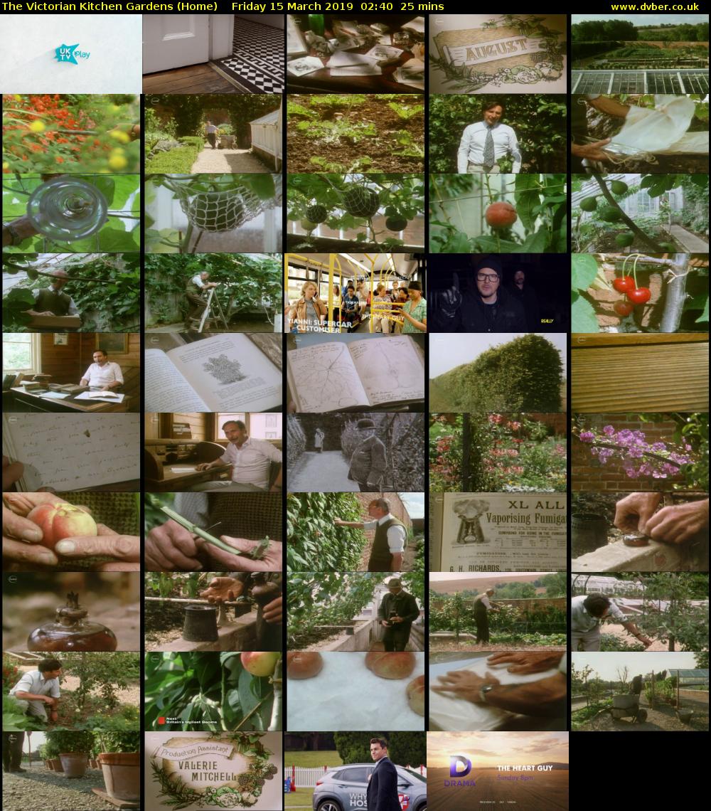 The Victorian Kitchen Gardens (Home) Friday 15 March 2019 02:40 - 03:05