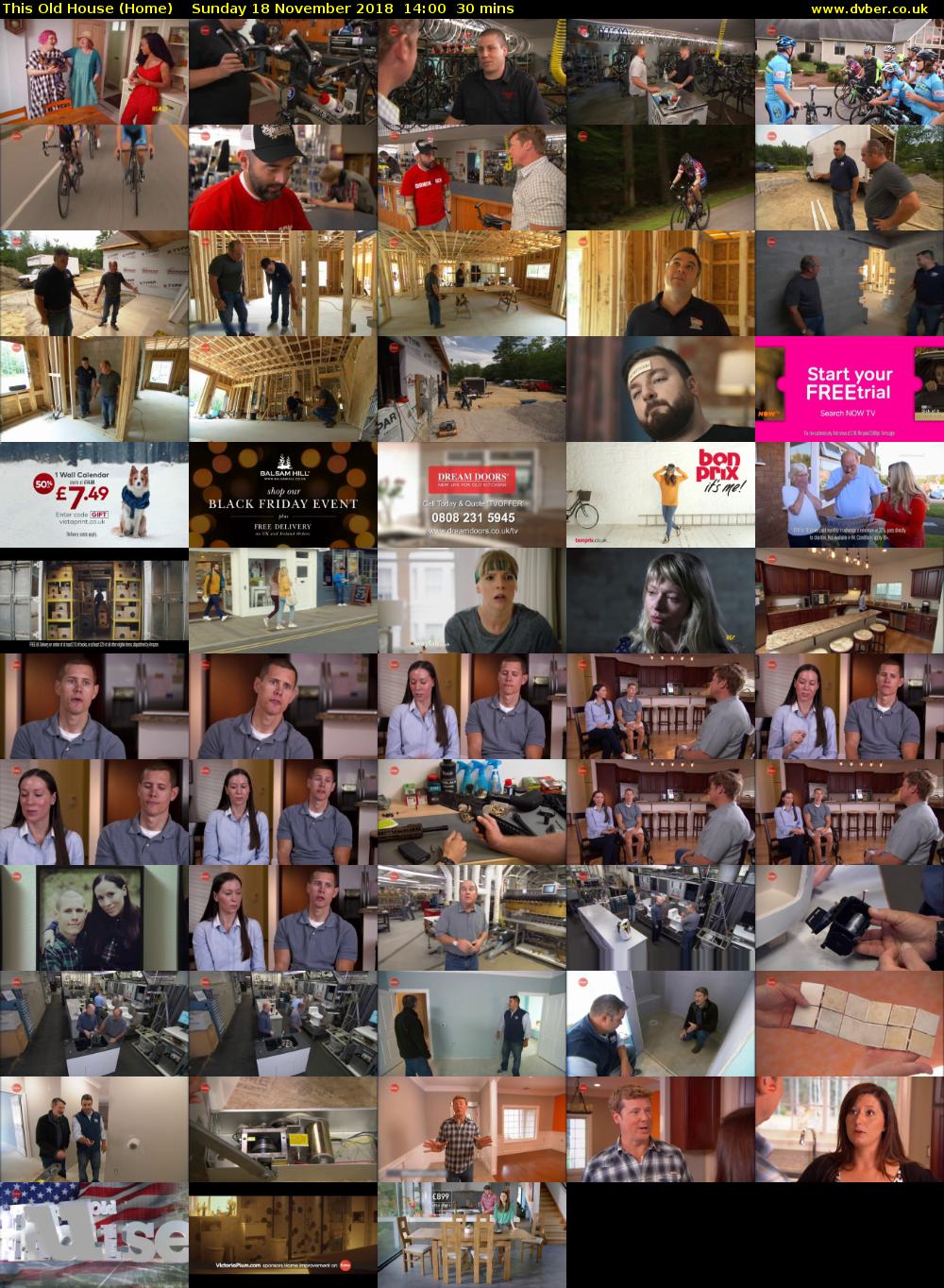 This Old House (Home) Sunday 18 November 2018 14:00 - 14:30