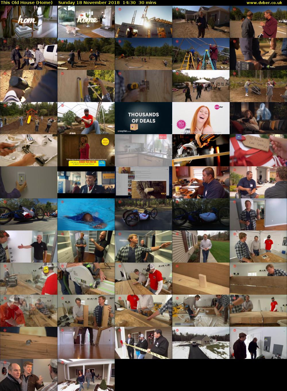 This Old House (Home) Sunday 18 November 2018 14:30 - 15:00