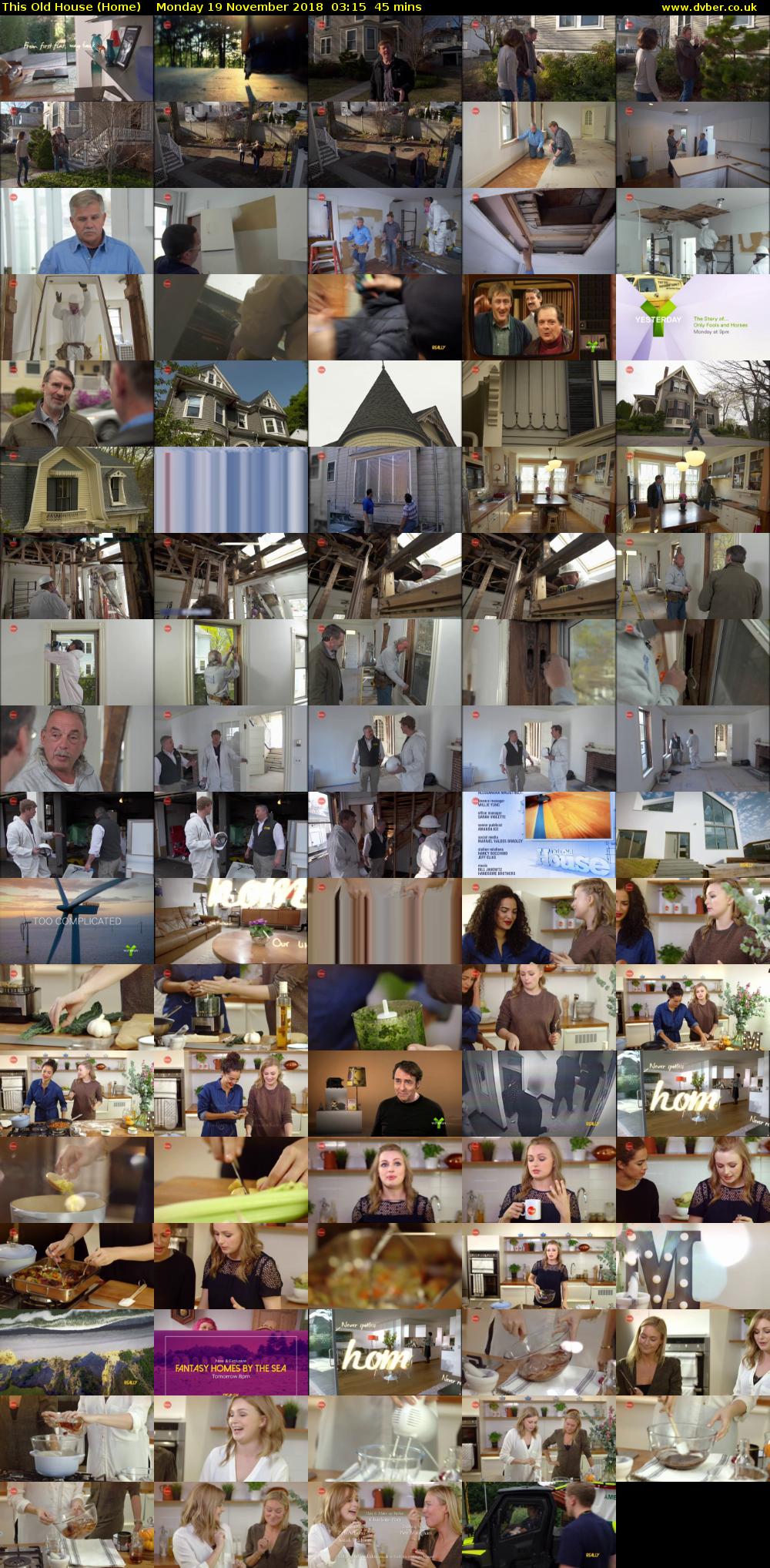 This Old House (Home) Monday 19 November 2018 03:15 - 04:00