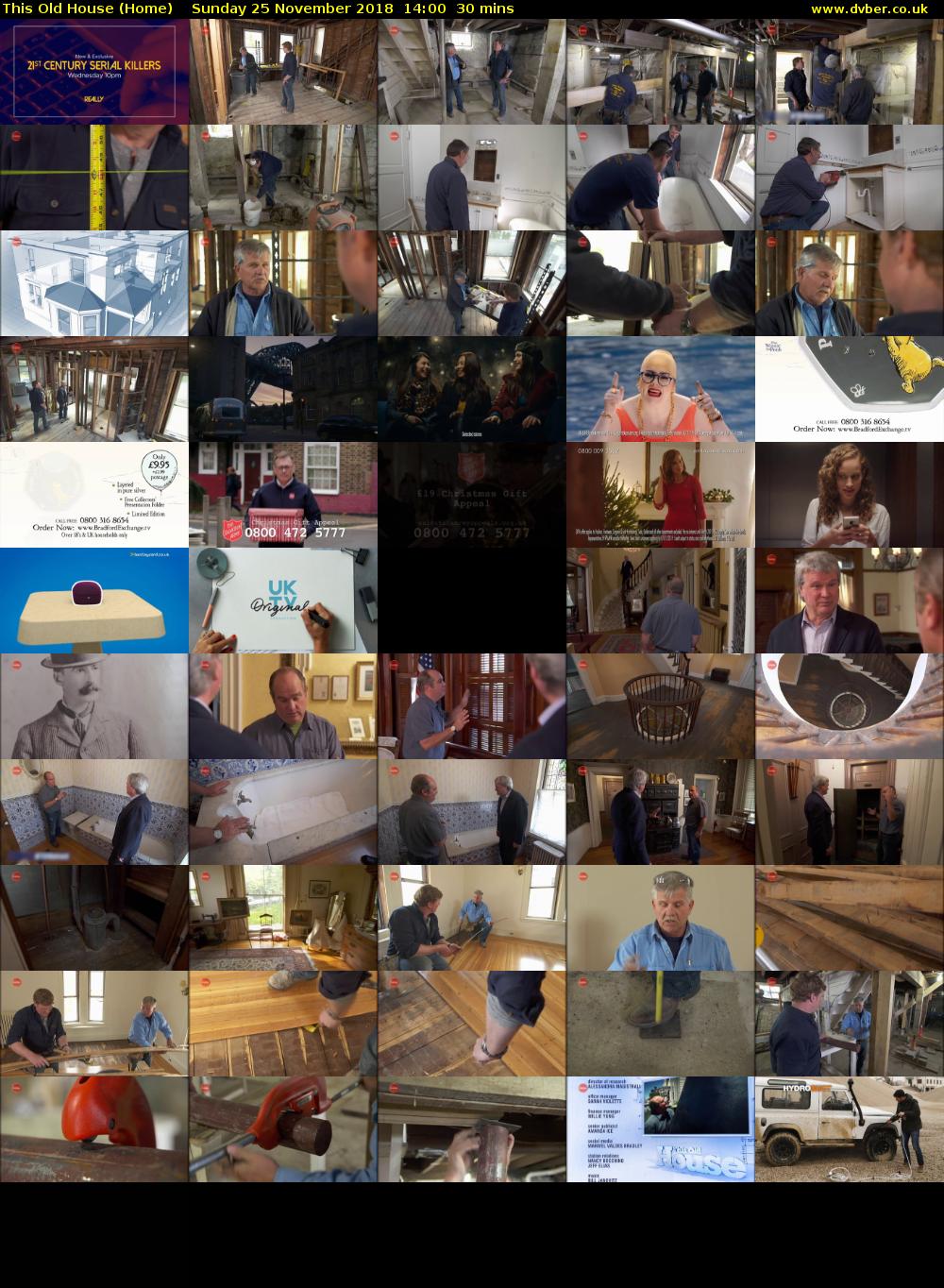 This Old House (Home) Sunday 25 November 2018 14:00 - 14:30