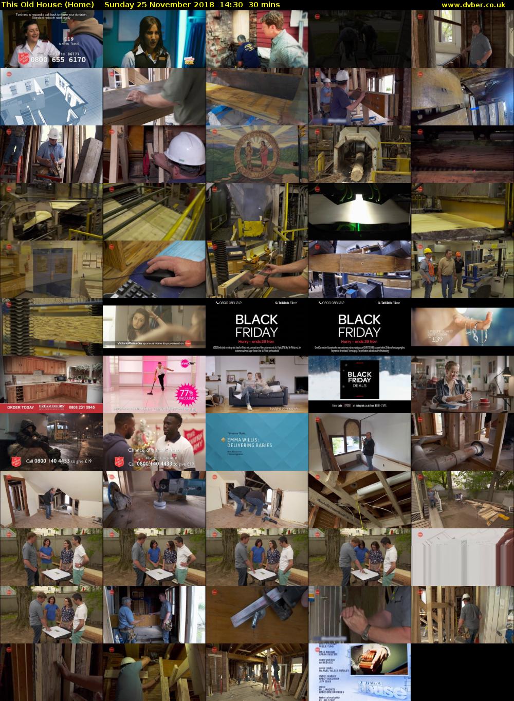 This Old House (Home) Sunday 25 November 2018 14:30 - 15:00