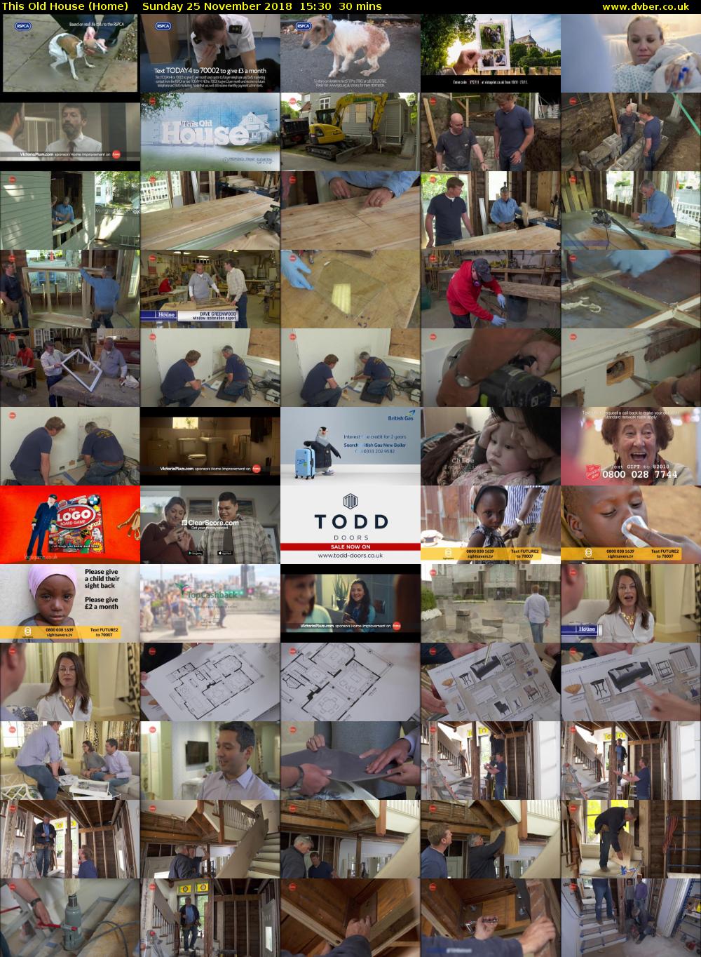 This Old House (Home) Sunday 25 November 2018 15:30 - 16:00