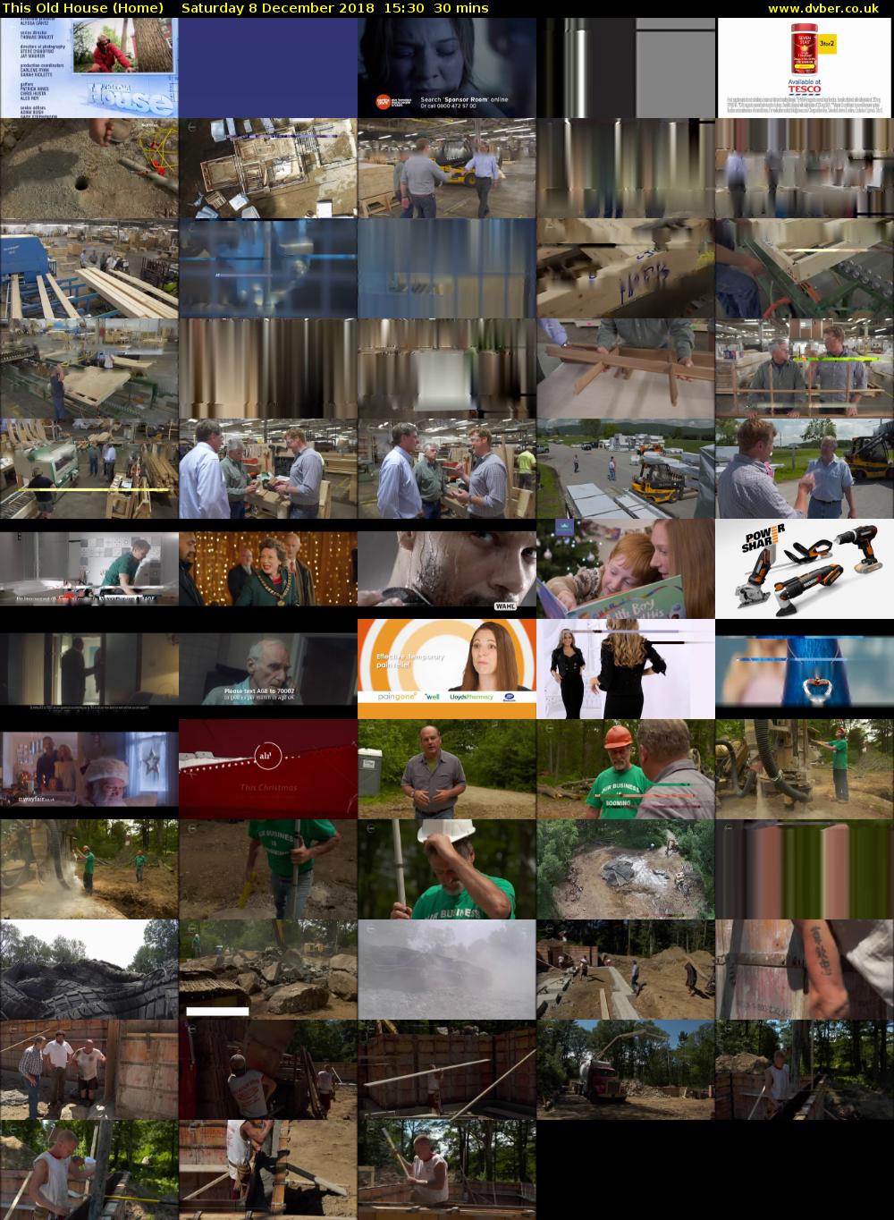 This Old House (Home) Saturday 8 December 2018 15:30 - 16:00