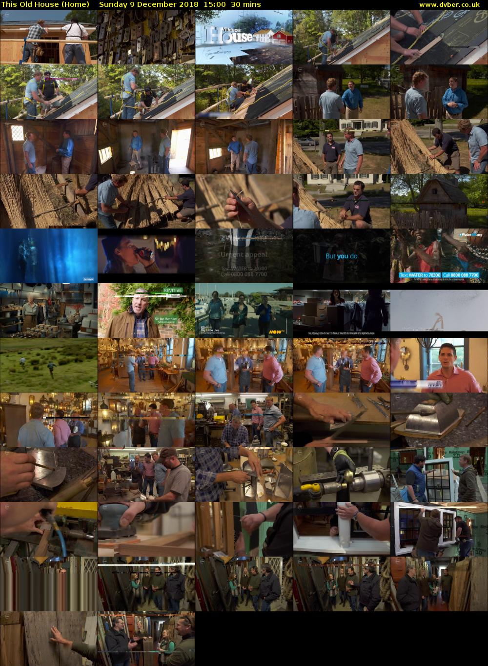 This Old House (Home) Sunday 9 December 2018 15:00 - 15:30