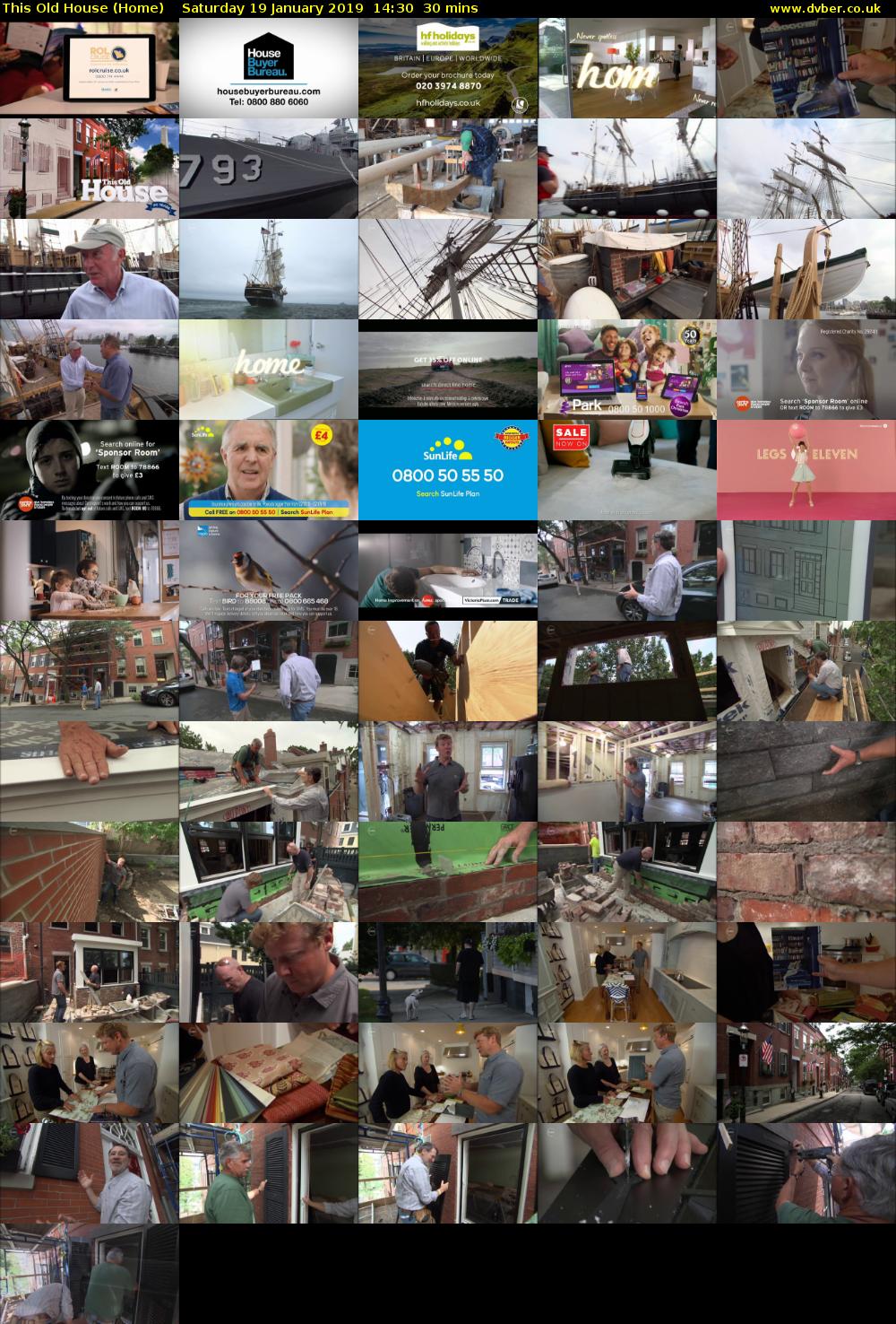 This Old House (Home) Saturday 19 January 2019 14:30 - 15:00