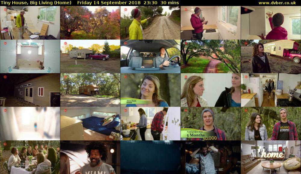 Tiny House, Big Living (Home) Friday 14 September 2018 23:30 - 00:00