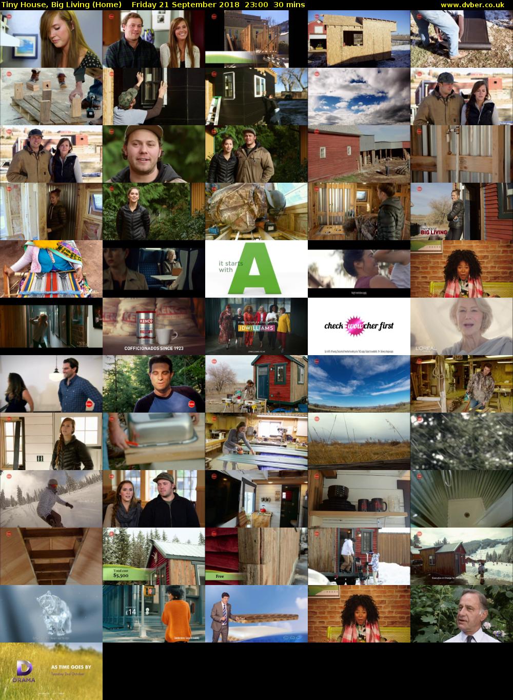 Tiny House, Big Living (Home) Friday 21 September 2018 23:00 - 23:30