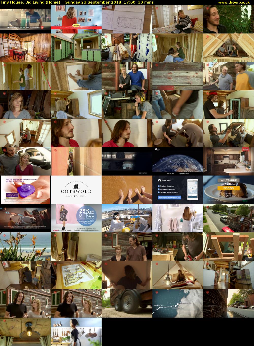 Tiny House, Big Living (Home) Sunday 23 September 2018 17:00 - 17:30