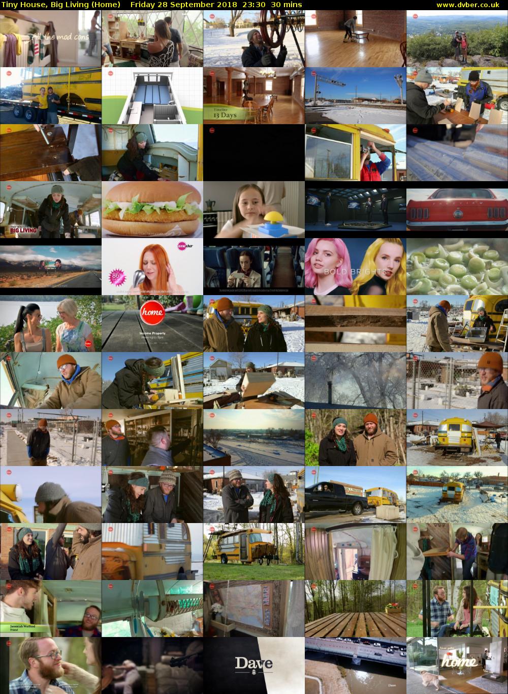 Tiny House, Big Living (Home) Friday 28 September 2018 23:30 - 00:00