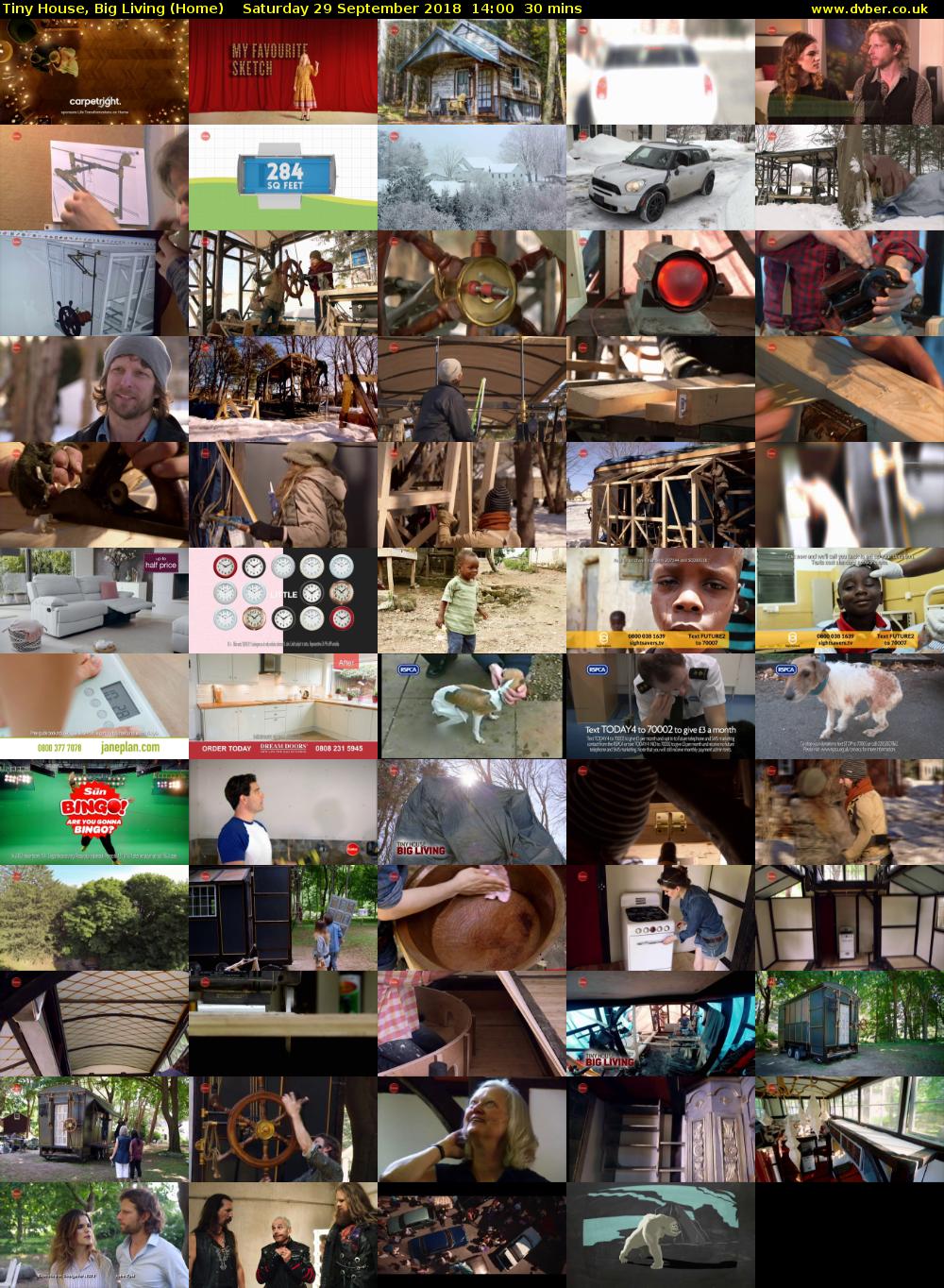 Tiny House, Big Living (Home) Saturday 29 September 2018 14:00 - 14:30