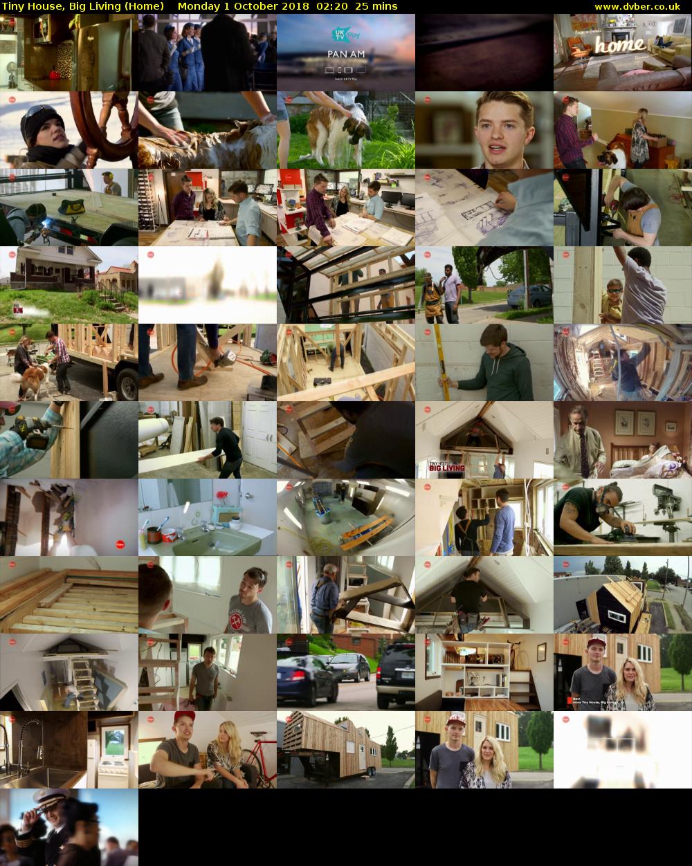 Tiny House, Big Living (Home) Monday 1 October 2018 02:20 - 02:45