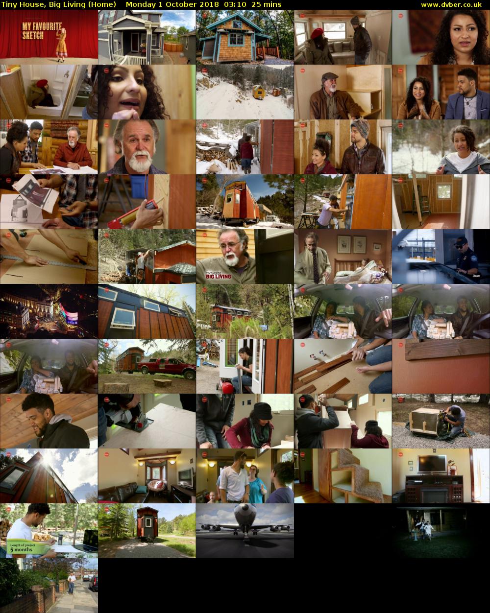 Tiny House, Big Living (Home) Monday 1 October 2018 03:10 - 03:35