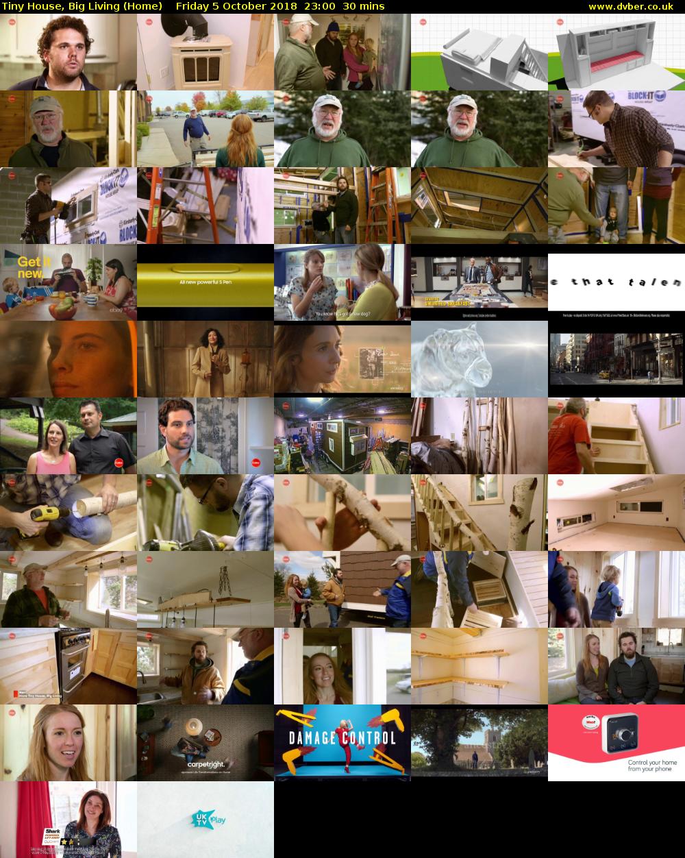 Tiny House, Big Living (Home) Friday 5 October 2018 23:00 - 23:30