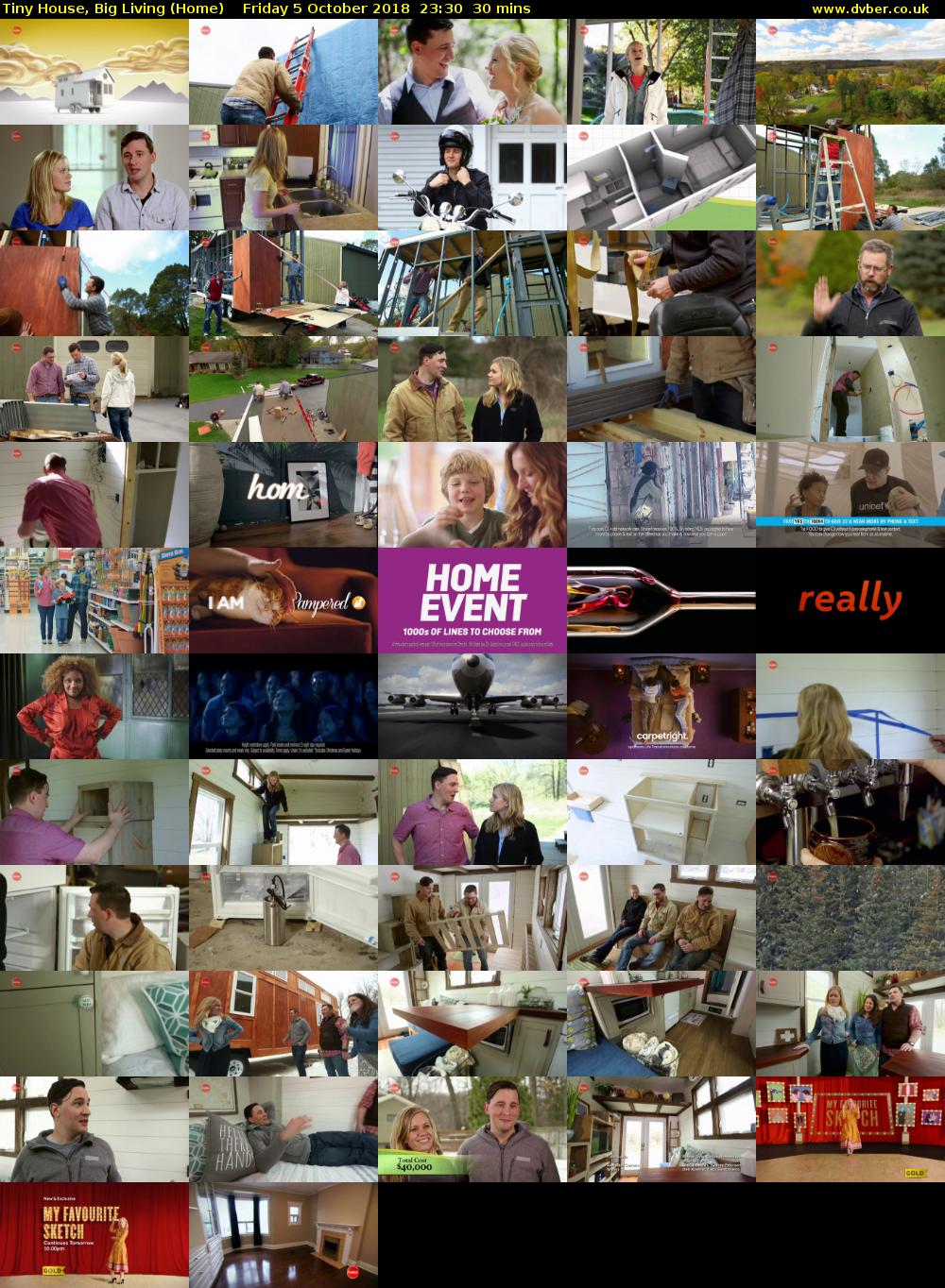 Tiny House, Big Living (Home) Friday 5 October 2018 23:30 - 00:00